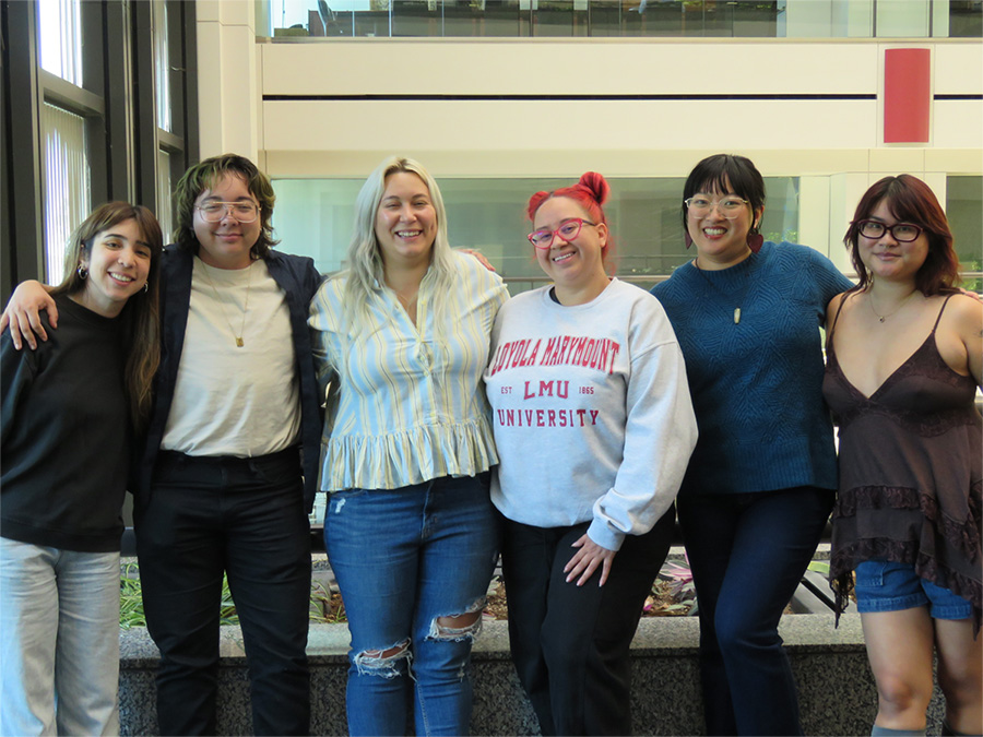 Students at Student Exhibit
